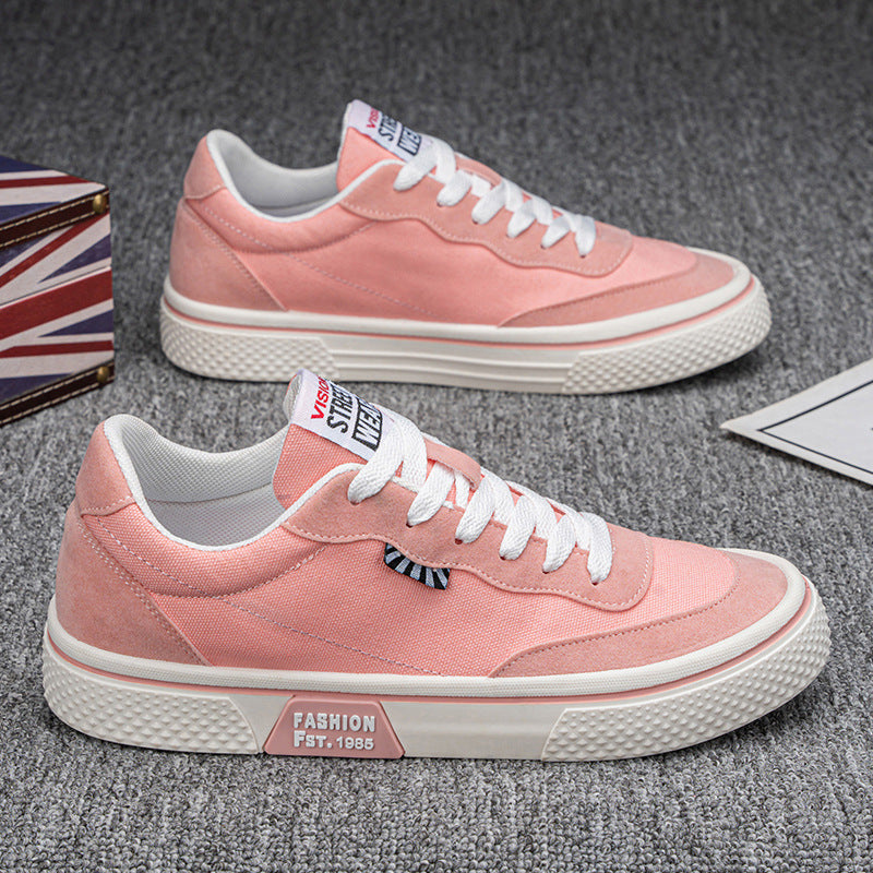 Damen Modische Sneakers mit strapazierfähigem Canvas-Obermaterial und dämpfender Laufsohle R&B