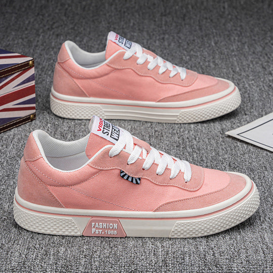 Damen Modische Sneakers mit strapazierfähigem Canvas-Obermaterial und dämpfender Laufsohle R&B