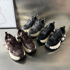 Damen Sportliche Chunky Sneakers mit atmungsaktiver Mesh-Oberfläche und stabiler Sohle R&B
