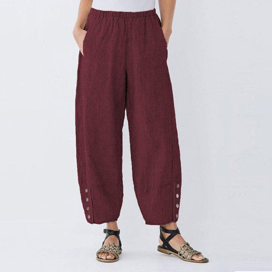 Damen lässige Hochwasserhose R&B