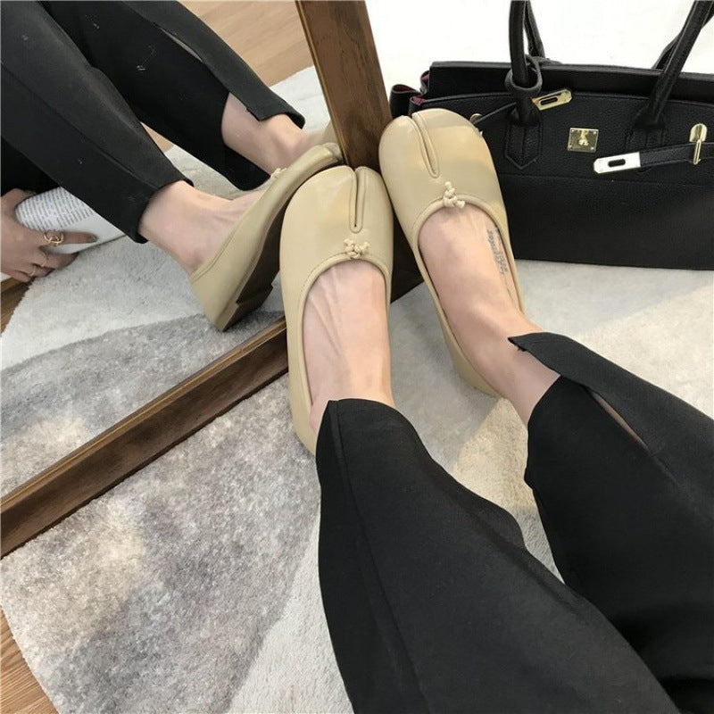 Damen Ballerinas mit eleganter Schlitz-Details und bequemer Innensohle R&B