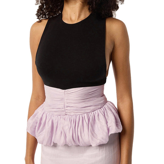 Damen Trendiges Rüschen-Top mit figurformendem Design R&B