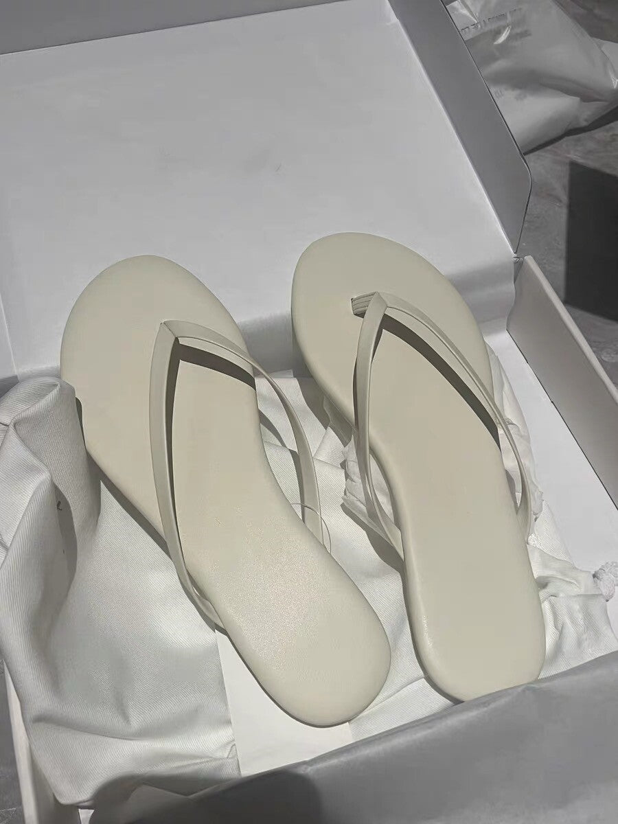 Damen Minimalistische Zehentrenner Sandalen R&B