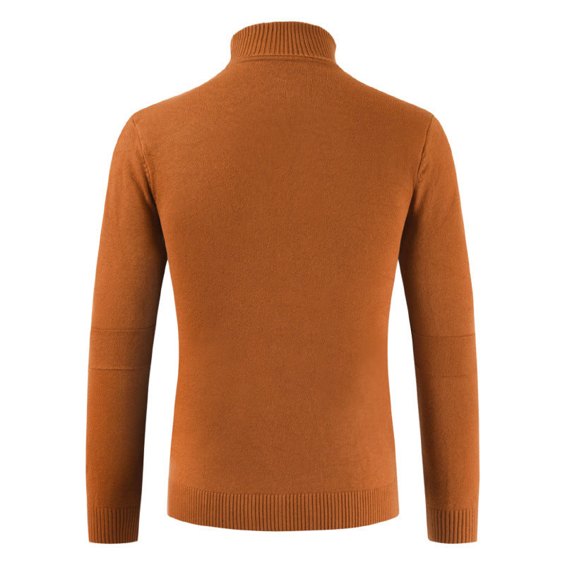 Herren Rollkragenpullover aus weichem Strickmaterial mit modernem Design R&B