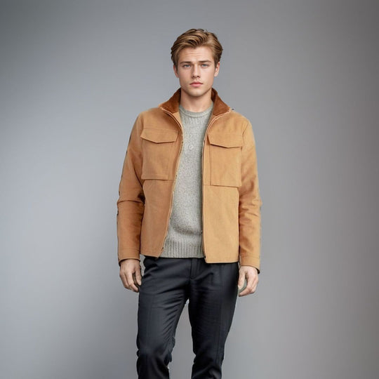 Herren modische Utility-Jacke R&B
