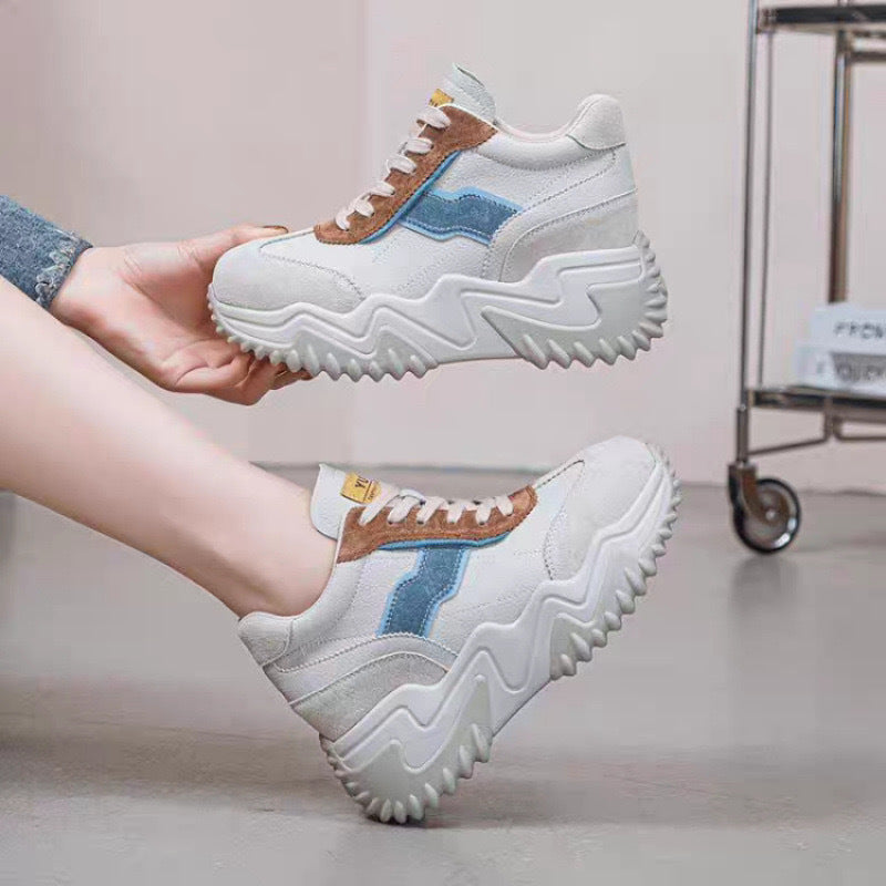 Damen Chunky Sneakers mit ergonomischer Sohle und modischen Akzenten R&B