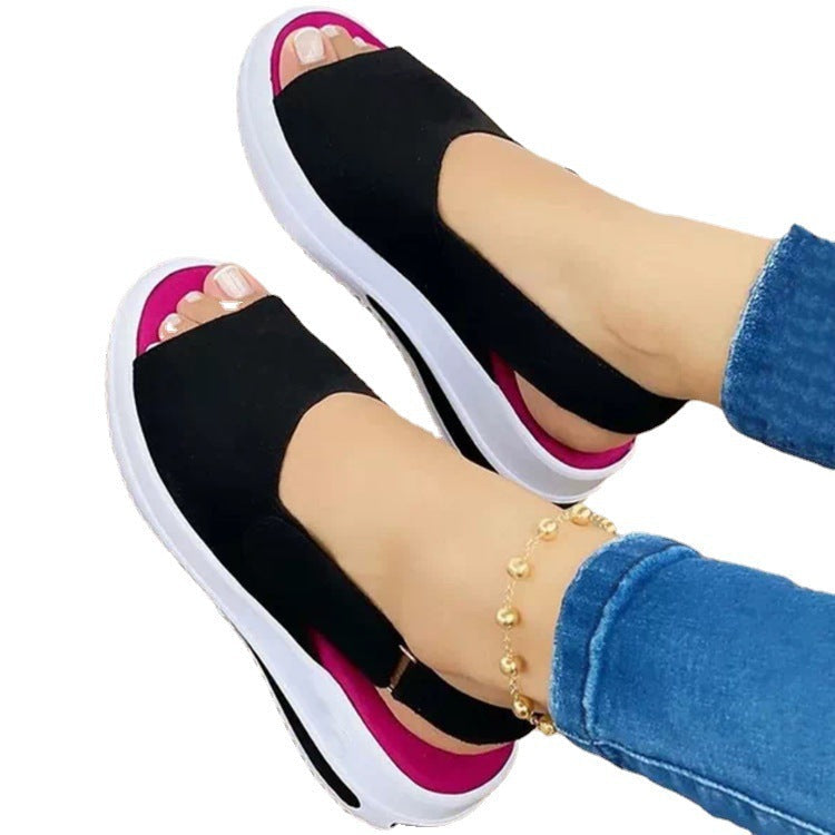 Damen Sportliche Freizeitsandalen mit rutschfester Sohle und atmungsaktivem Obermaterial R&B