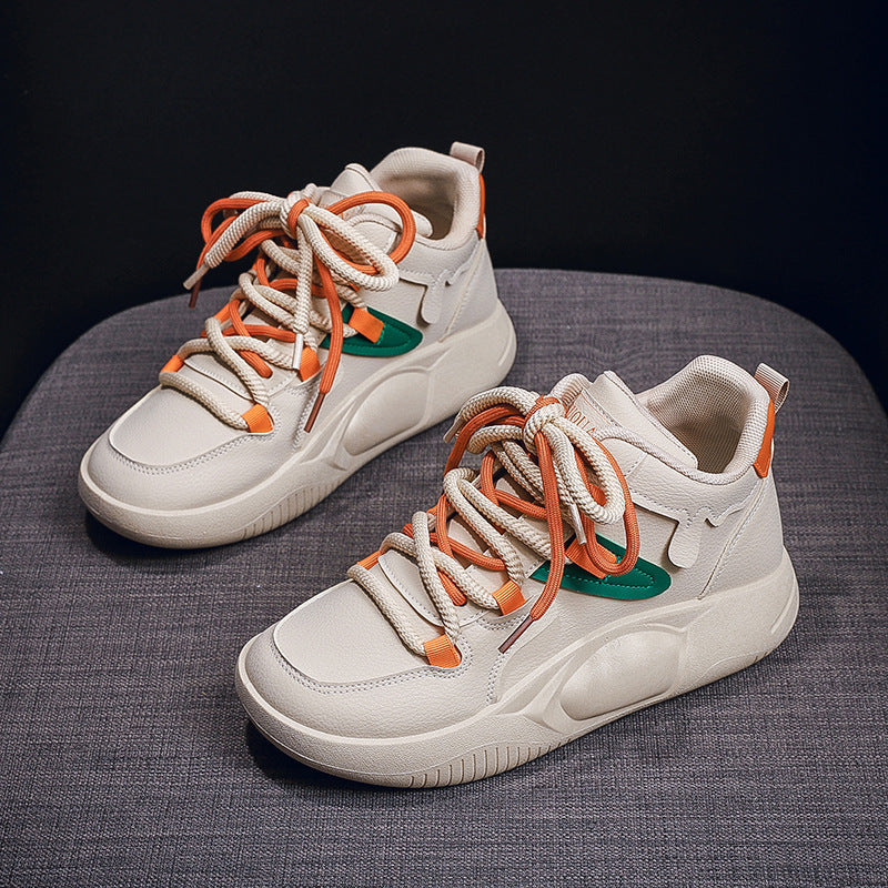 Damen Sportliche High-Top Sneakers mit innovativem Schnürsystem R&B