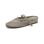 Damen elegante Schlappen mit funkelndem Strassdesign