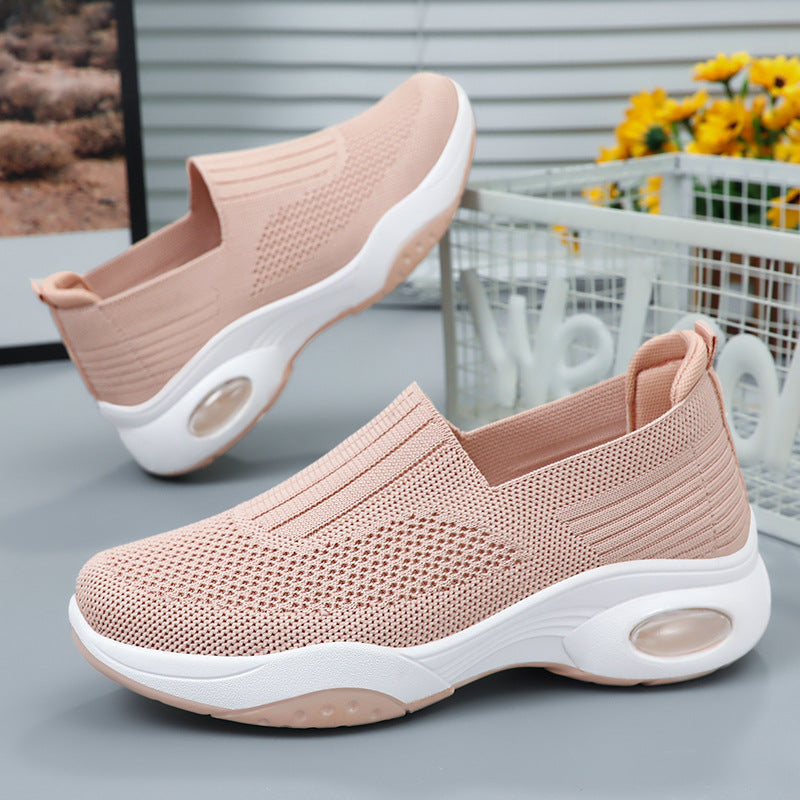 Damen Komfortable Slip-On Sneakers mit ergonomischer Dämpfung