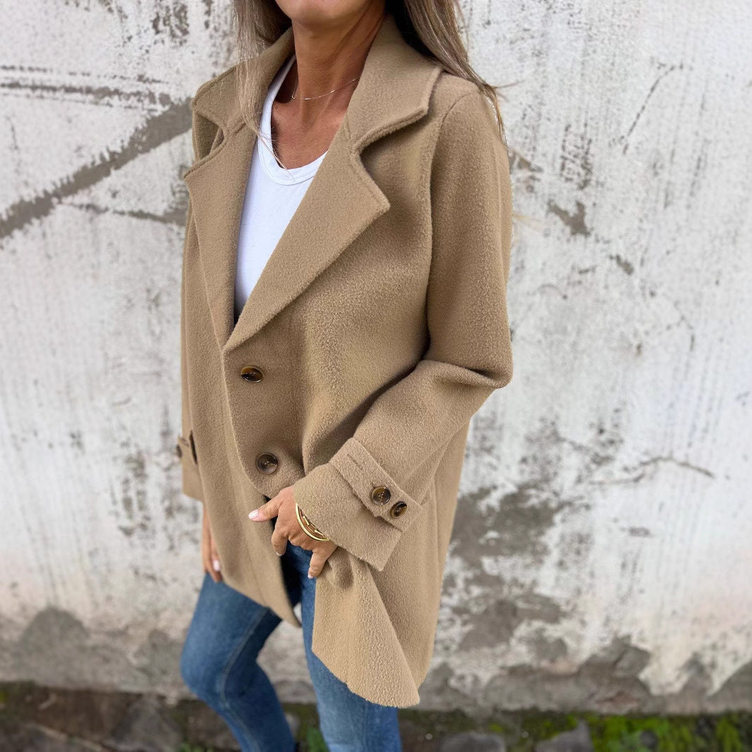 Damen modische Oversized-Manteljacke R&B