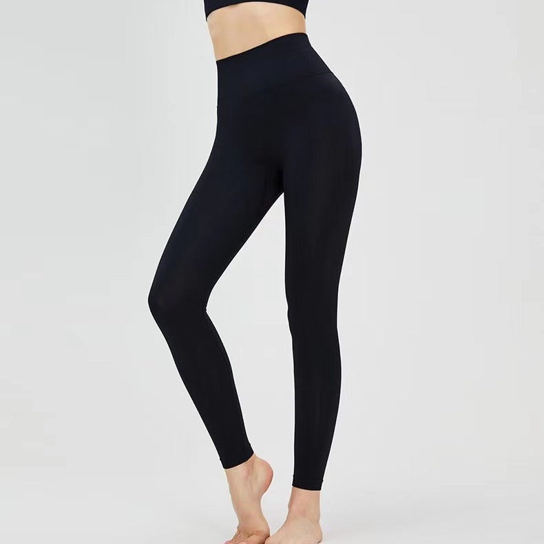 Damen Hochbundige Sportleggings mit atmungsaktivem Material R&B