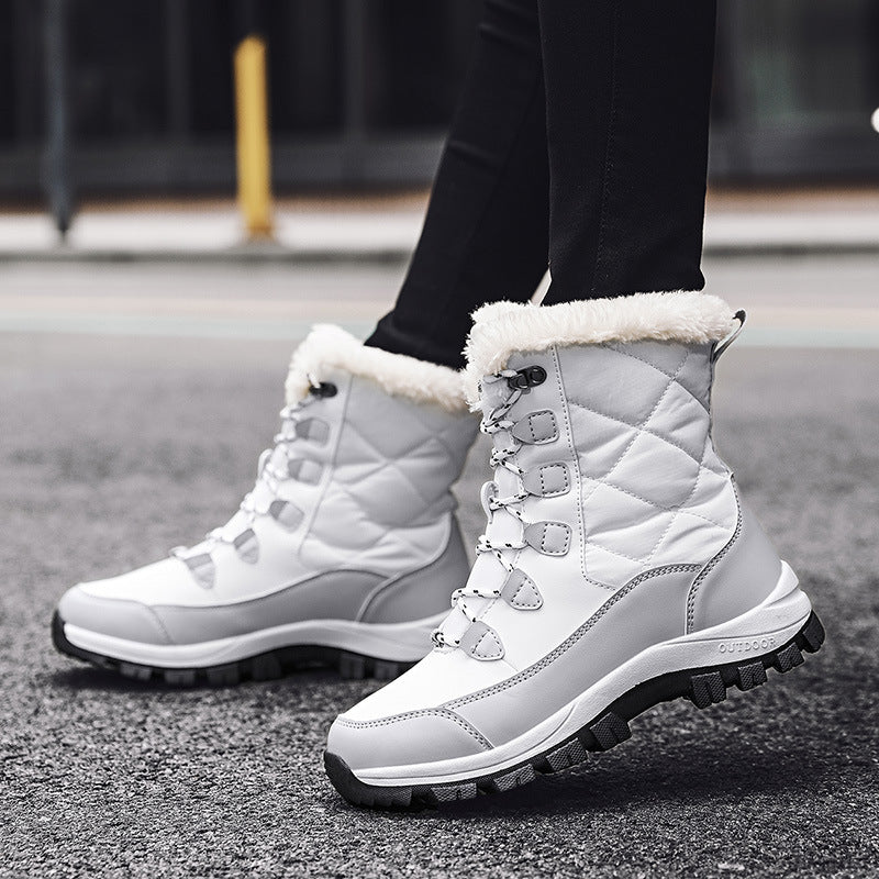 Damen Winterstiefel mit isolierender Fütterung und rutschfester Sohle R&B