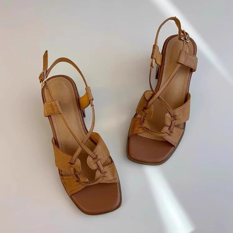 Damen Blockabsatz Sandalen