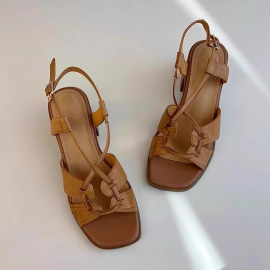 Damen Blockabsatz Sandalen R&B