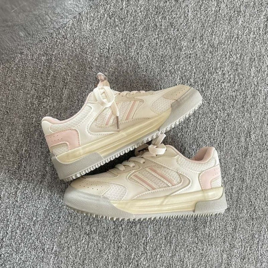 Damen Sportliche Sneakers mit atmungsaktiven Mesh-Einsätzen und bequemer Dämpfung R&B