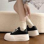 Damen Sneakers mit hoher Plateausohle und innovativem Design R&B