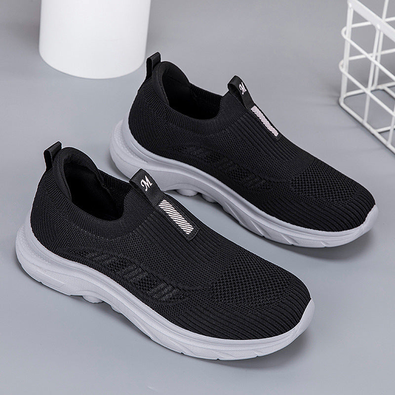 Damen Bequeme Slip-On Fitnessschuhe mit atmungsaktivem Obermaterial R&B
