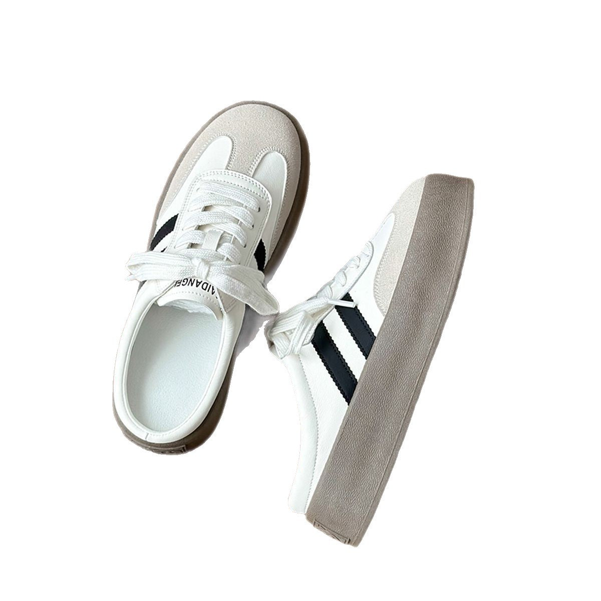 Damen Sportliche Sneakers mit dämpfender Sohle und klassischem Streifendesign