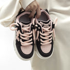 Damen Sportliche Chunky Sneakers mit dynamischem Design und elastischen Schnürsenkeln