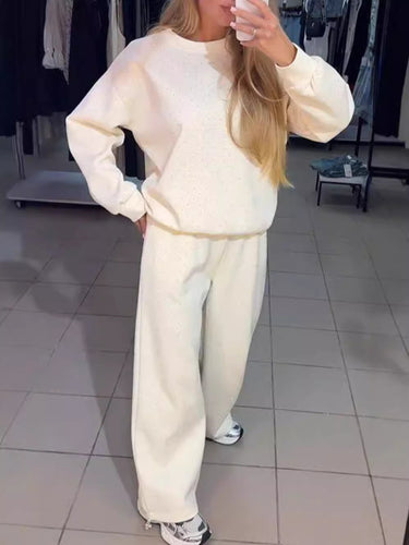 Damen Lässiger Freizeitanzug mit modernem Punktedesign R&B