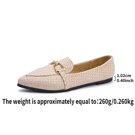 Damen Elegante Mokassins mit modischem Ketten-Detail R&B