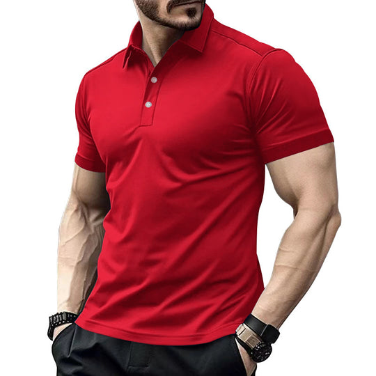 Herren Hochwertiges Kurzarm Poloshirt mit atmungsaktiver Technologie und modernem Schnitt R&B