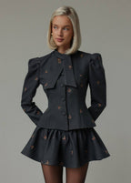 R&B | Puffärmeljacke und Rock-Set