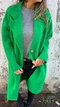 Damen Oversized Wollmantel mit eleganten Details R&B