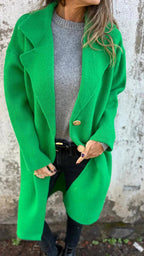Damen Oversized Wollmantel mit eleganten Details R&B