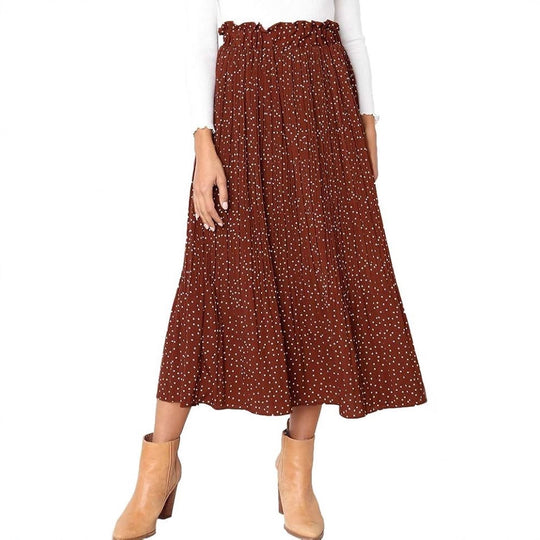 Damen Maxirock mit modischem Animal Print R&B