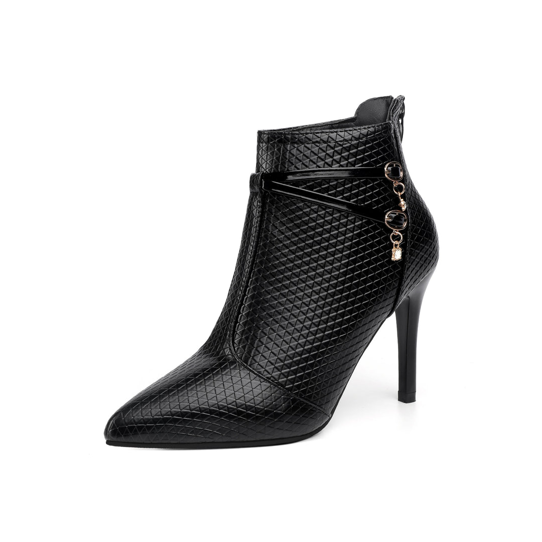 Damen Elegante Ankle Boots mit strukturiertem Obermaterial und modischen Akzenten R&B