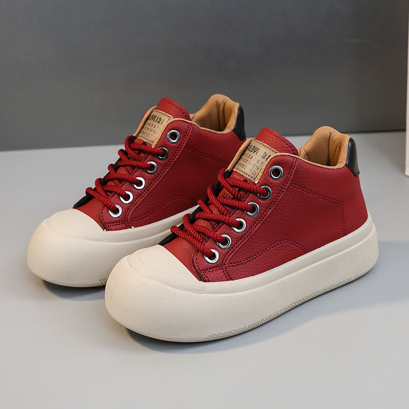 Damen lässige High-Top Sneakers mit dämpfendem Sohlenprofil und strapazierfähigem Obermaterial R&B