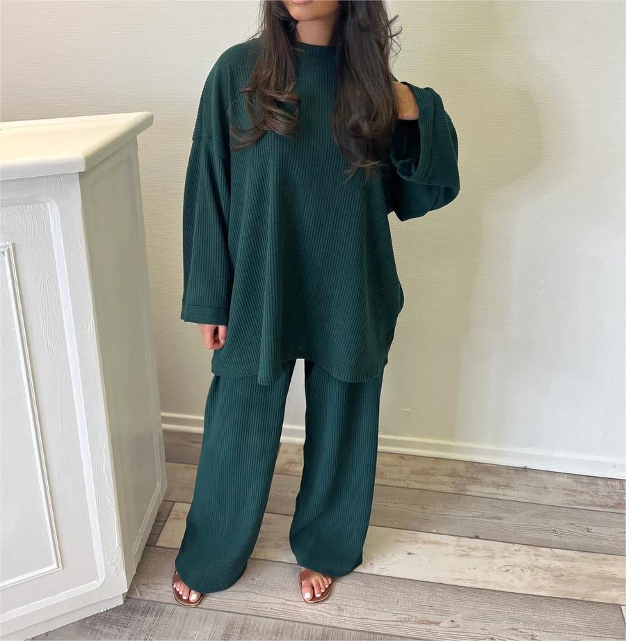 Damen Lässiger Strickanzug R&B