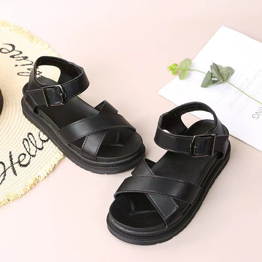 Damen Riemensandalen mit ergonomischem Fußbett und verstellbarem Schnallenverschluss R&B