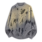 Damen modischer Strickpullover mit lässigem Oversized-Schnitt
