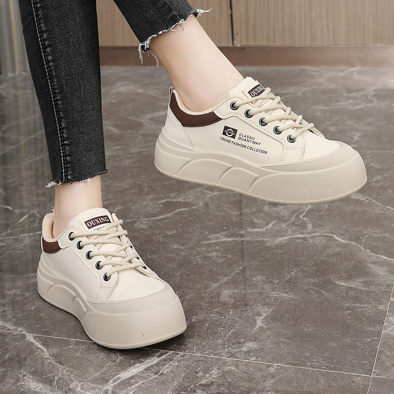 Damen Mode Sneakers mit sportlichem Design und gepolsterter Sohle R&B