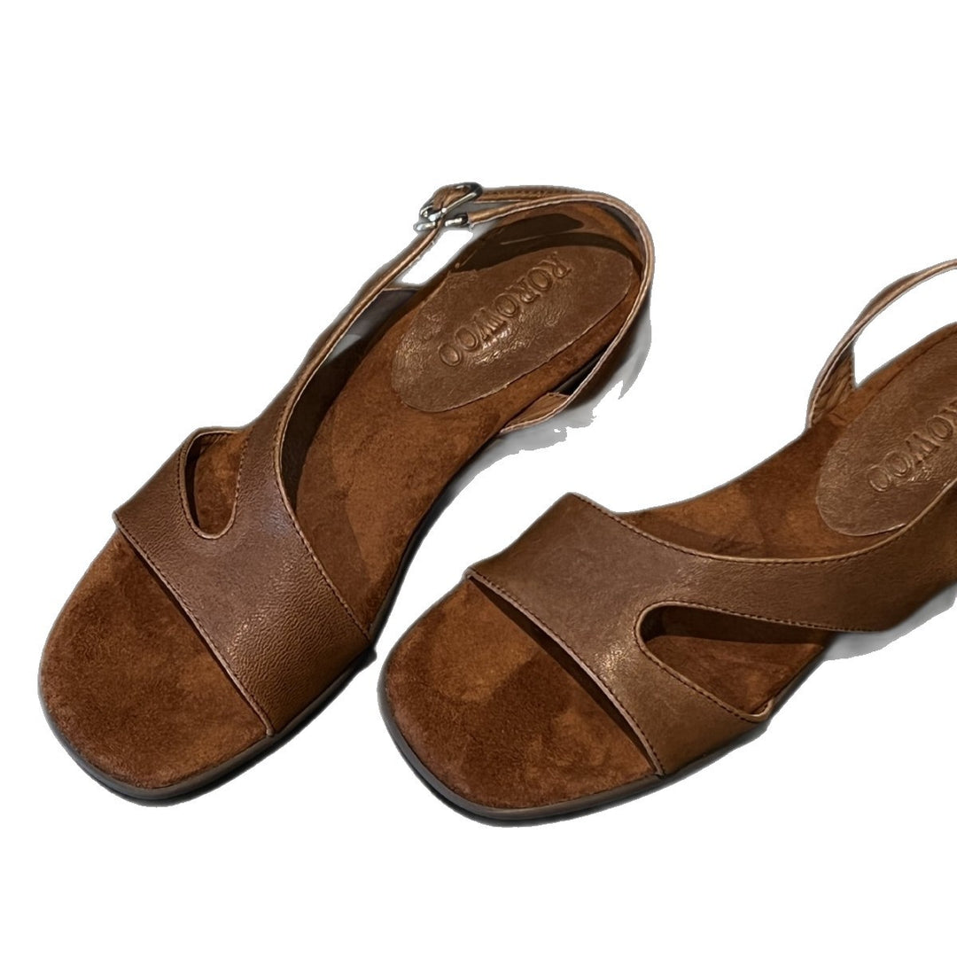 Damen Sandalen mit verstellbarem Riemen und anatomisch geformtem Fußbett R&B