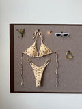 Damen Triangel-Bikini mit verspieltem Punkte-Design R&B