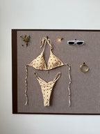 Damen Triangel-Bikini mit verspieltem Punkte-Design R&B