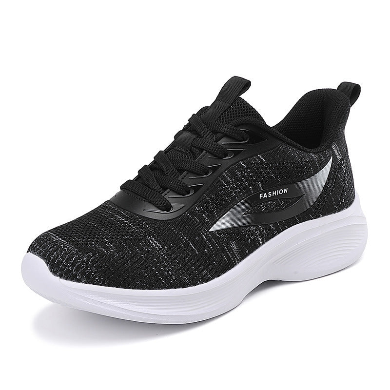 Damen Sportliche Sneaker mit atmungsaktiver Obermaterialstruktur und dämpfender Laufsohle R&B