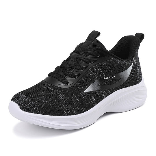 Damen Sportliche Sneaker mit atmungsaktiver Obermaterialstruktur und dämpfender Laufsohle R&B