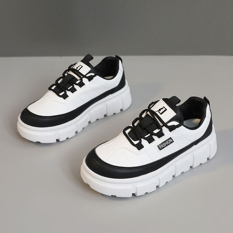 Damen Sportliche Plateau Sneaker R&B