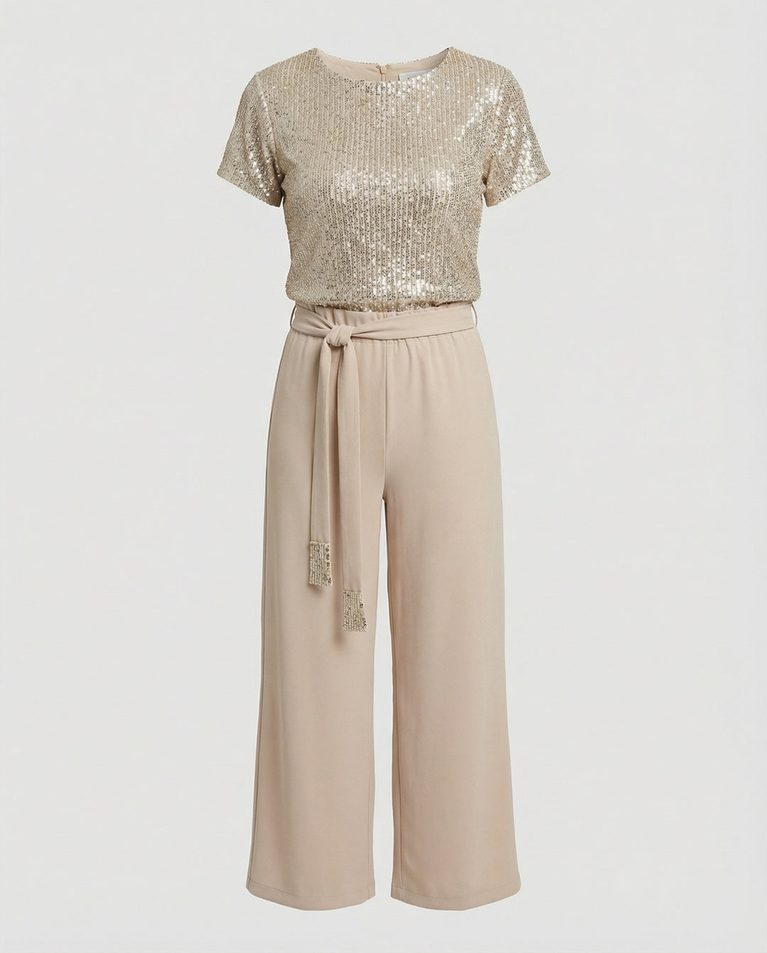 Damen Zweiteiler Set Pailletten elegant