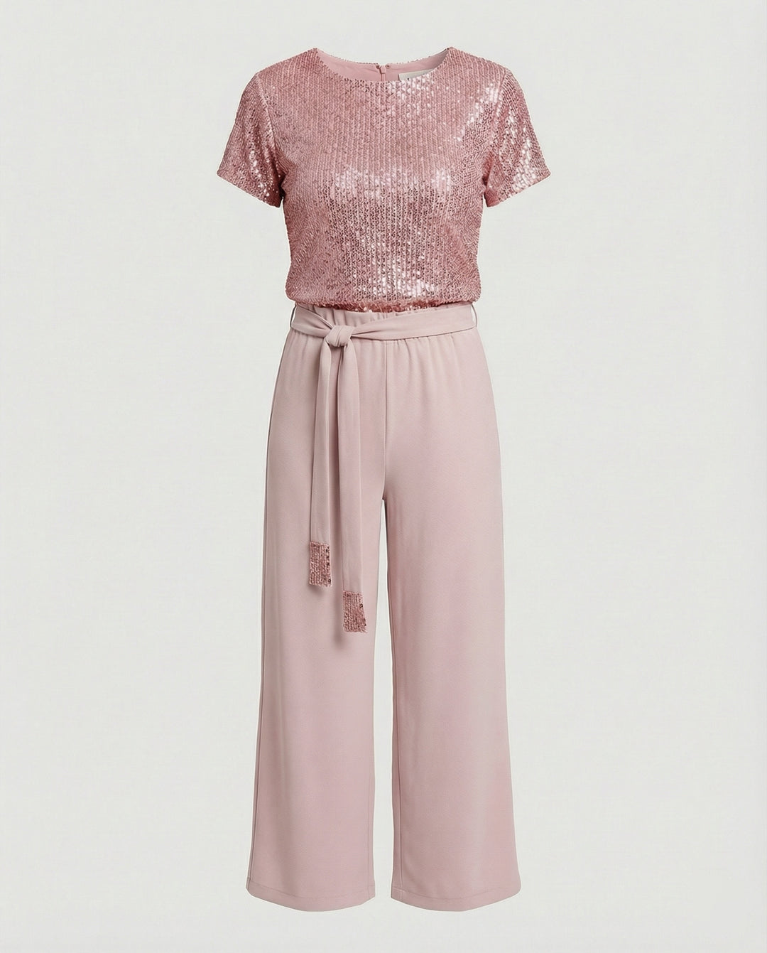 Damen Zweiteiler Set Pailletten elegant