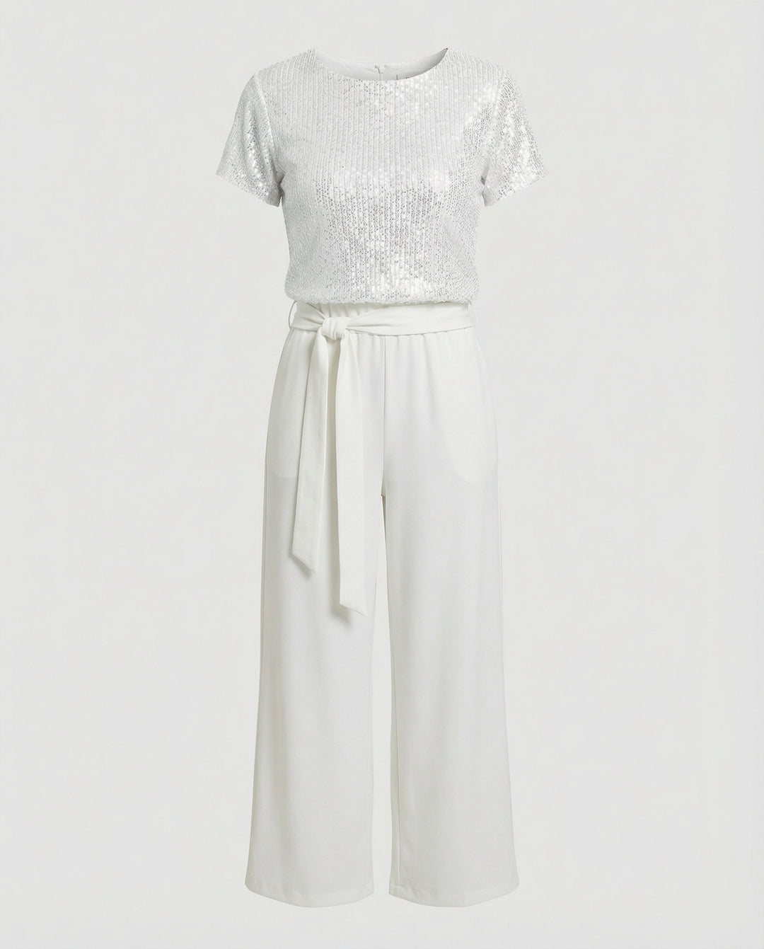 Damen Zweiteiler Set Pailletten elegant