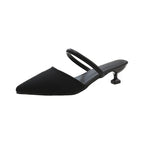 Damen elegante Slingback-Pumps mit modernem Kitten-Absatz