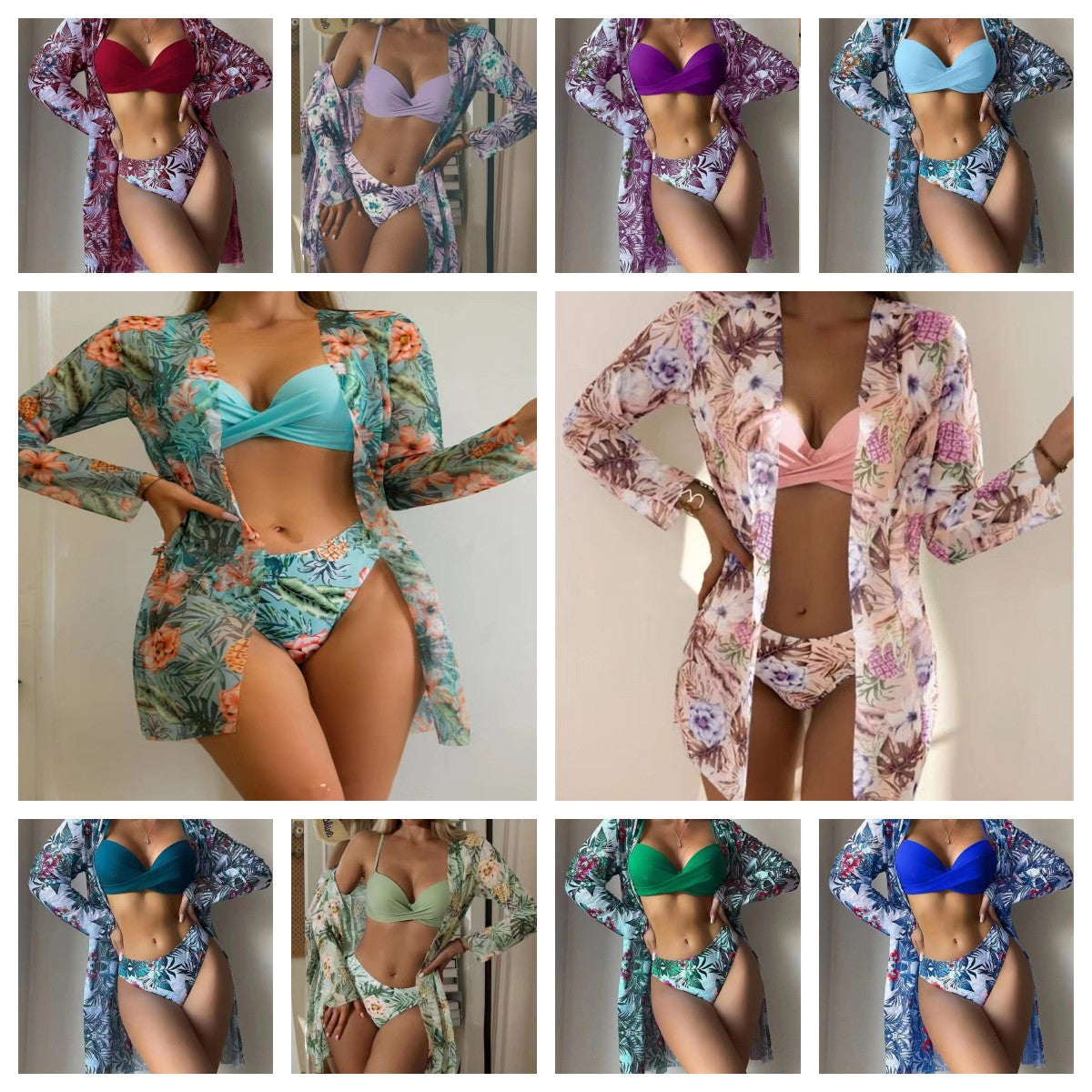 Damen Strandkimono R&B