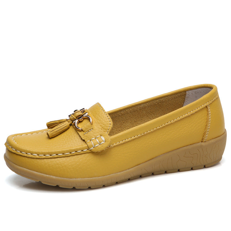 Damen Mokassins mit eleganter Quastenverzierung und rutschfester Sohle R&B