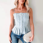 Damen Jeans Top R&B